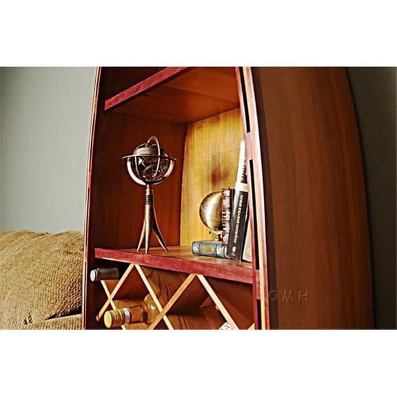 Old Modern Handicrafts AK022 Brass Armillery On Horn Stand