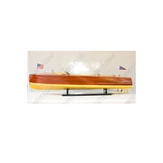 Old Modern Handicrafts Chris Craft Riviera 1954 Painted Medium Speedboat Model
