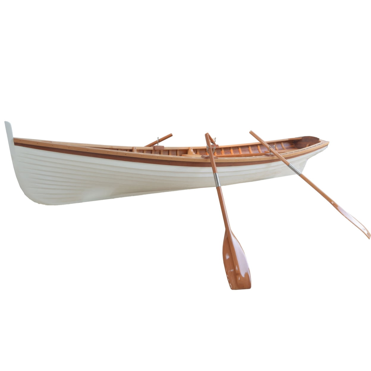 Old Modern Handicrafts Authentic Clinker Built Whitehall Row Boat