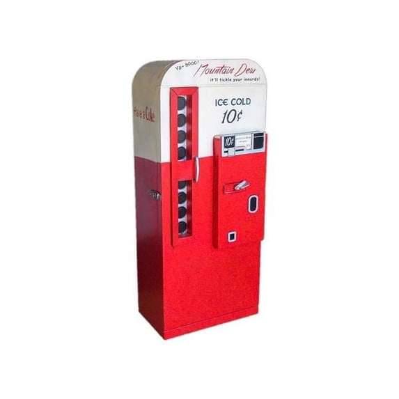 Old Modern Handicrafts Coca-Cola Storage Vending Machine Model Display