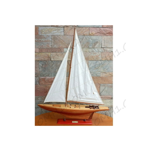 Old Modern Handicrafts Constellation Small Sailboat Schooner Yacht Model NEW