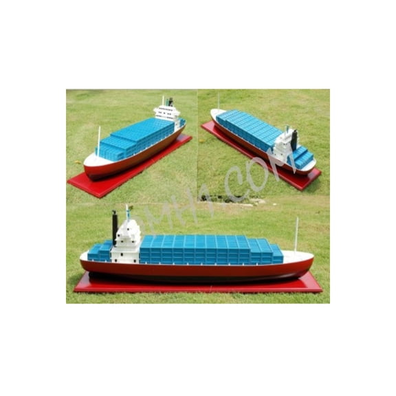 Old Modern Handicrafts Container Ship Medium