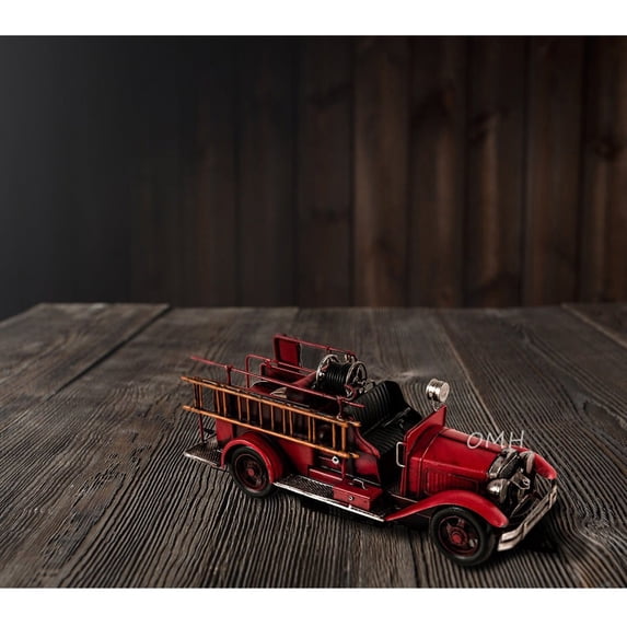 Old Modern Handicrafts Handmade 1910S Fire Engine Truck Model
