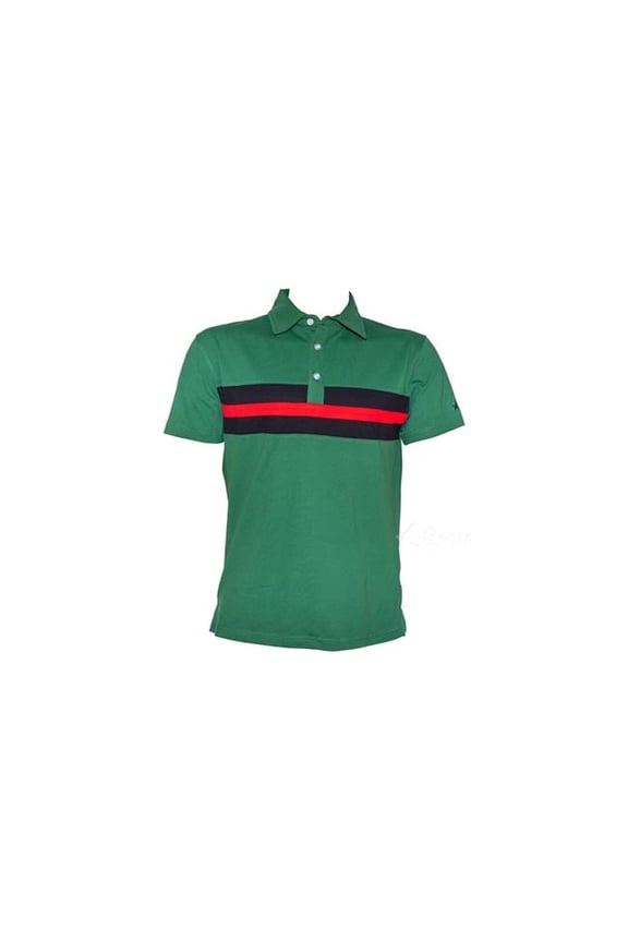 Old Modern Handicrafts Hemingway Pilar Green w. Black & Red Stripes Regular Fit Polo Shirt by Alison Nautical