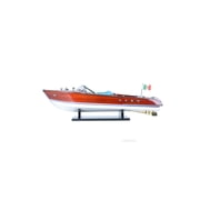 Old Modern Handicrafts B102 Riva Aquarama Painted Speedboat Model - 2XL