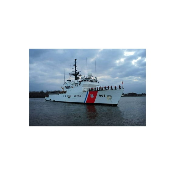 Old Modern Handicrafts CM144 30 in. USCGC Tahoma WMEC-908 Ship Model