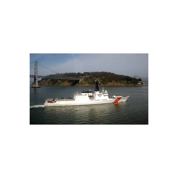 Old Modern Handicrafts CM114 30 in. USCGC Waesche WMSL-751 Ship Model