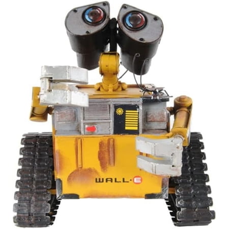 Old Modern Handicrafts Wall-E Metal Robot Display Model - Metal Sculpture - Exquisite Sculpture Décor for any Space - 8L x 6W x 9H inches