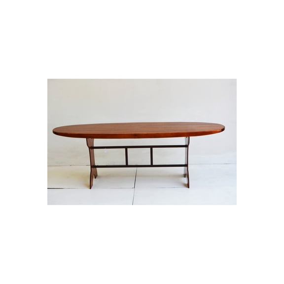 Old Modern Handicrafts Wooden Single Paddle Board Bar Table 39.4 Inches Tall