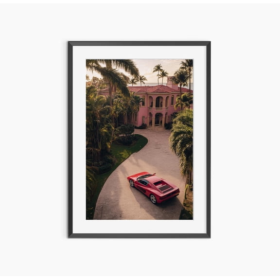 Old Money Car Museum Quality Photography, Unframed Poster