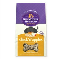 Old Mother Hubbard Classic Chick'N'Apples Biscuits Baked Dog Treats, Mini, 5 Ounce Bag