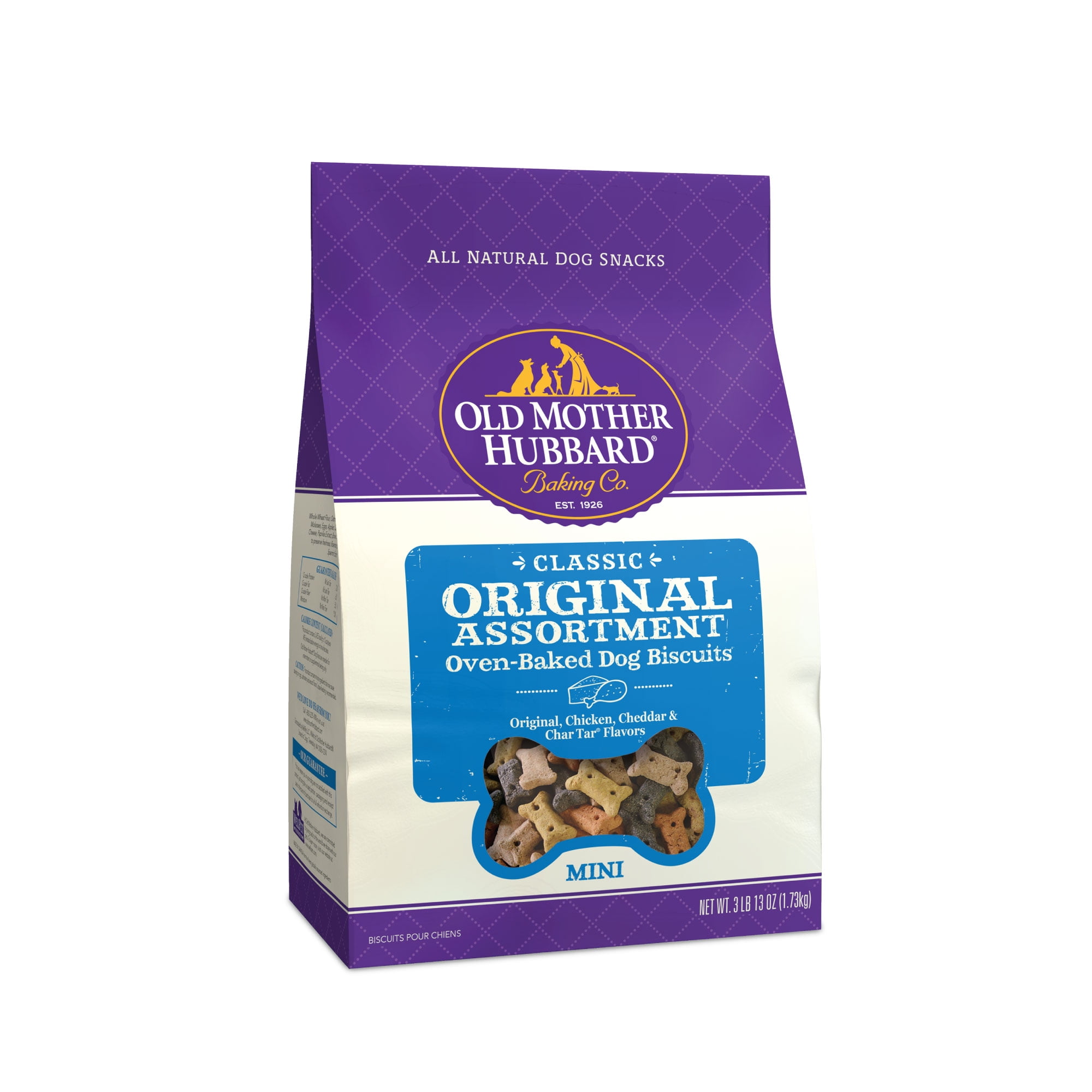 Wellness Old Mother Hubbard Classic Original Mix Natural Mini Biscuits Dog Treats Mini 3.8 lb bag Walmart