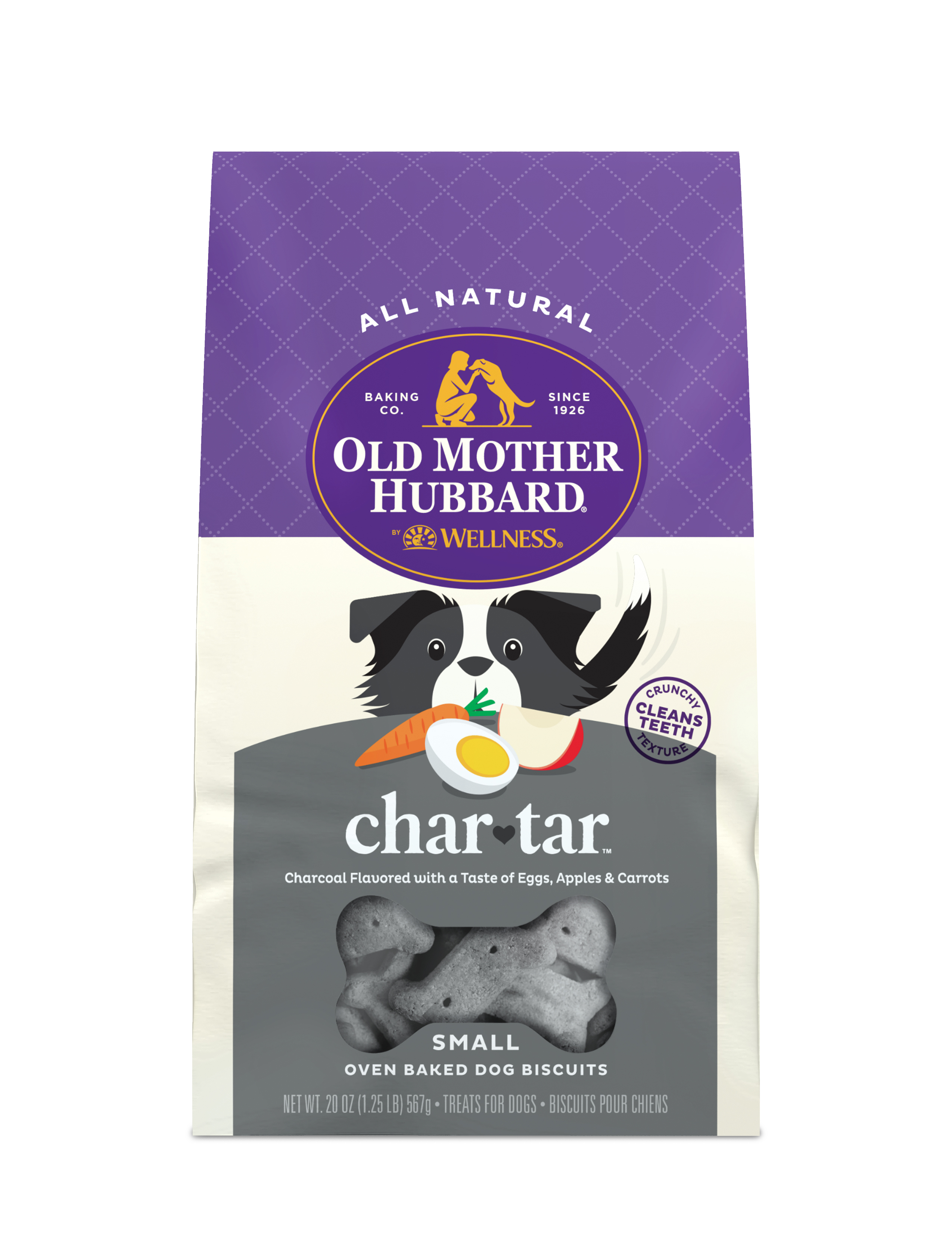 Old Mother Hubbard by Wellness Classic Char Tar Natural Mini Biscuits Dog Treats, 20 oz bag - image 1 of 11