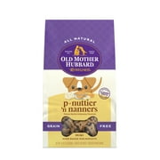 Old Mother Hubbard by Wellness Classic P Nuttier 'N Nanners Grain Free Mini Biscuits Dog Treats, 16 oz bag