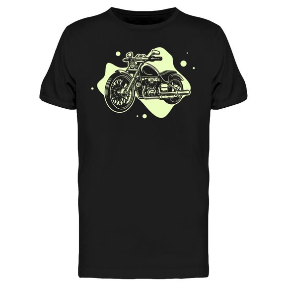 Old Motorcycle Graphic T-Shirt Men -Image by Shutterstock, Male 3X-Large