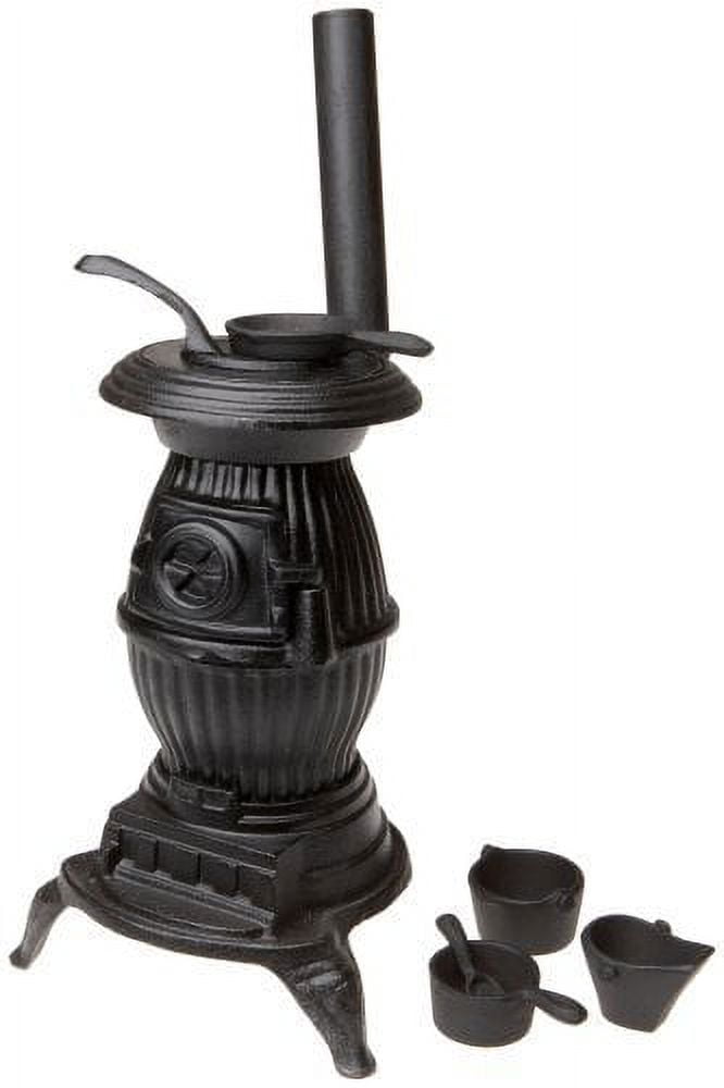  Old Mountain 10142 Black Mini Box Stove Set, with Accessories,  10 1/2 Inch Tall, Toy : Toys & Games