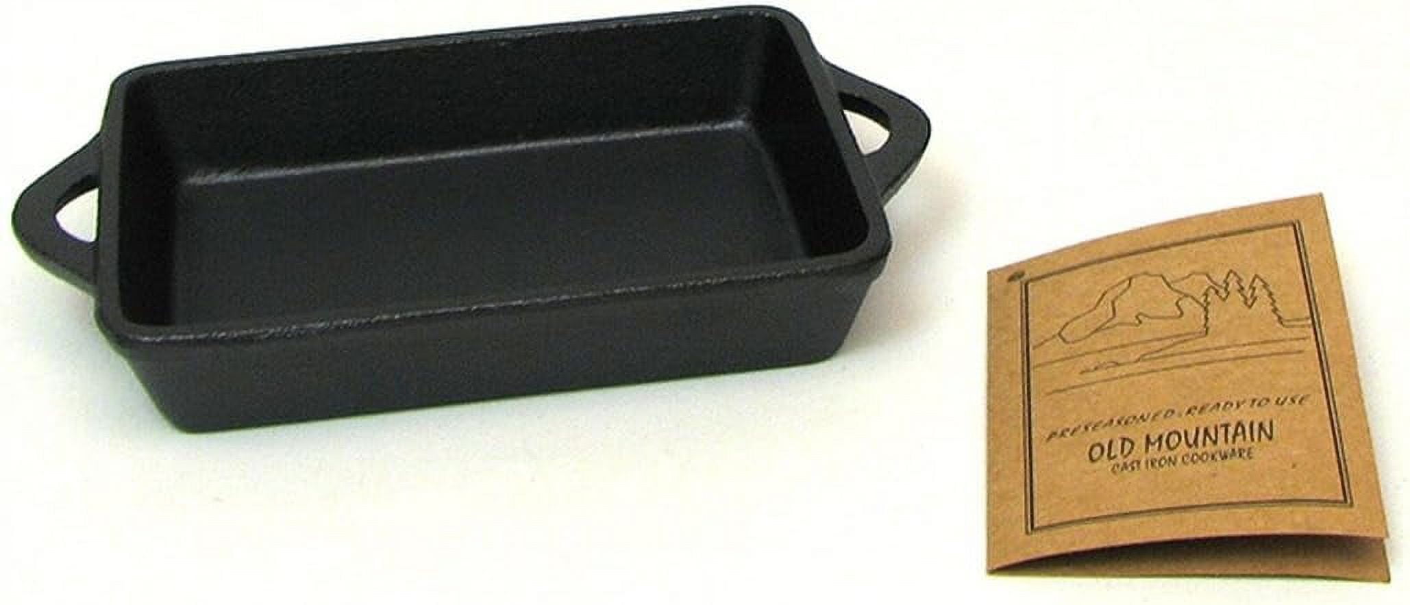 【OLD MOUNTAIN】OLD MEAL DISH Old Mountain Cookwares Cast Iron Rectangle Single Serve Dish