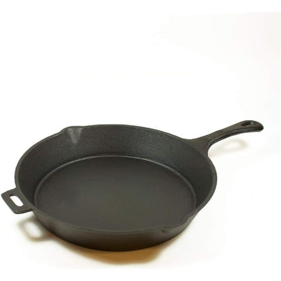 Old Mountain Skillet with Assist Handle, 12 in X 2 in, Black