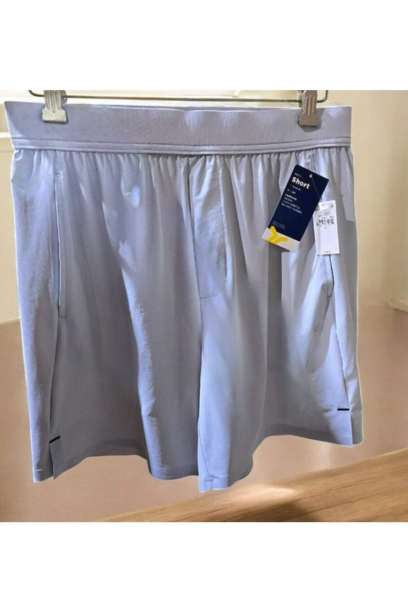 Old Navy 7" Inseam Protrain Go Dry Men's Shorts,Light Gray,