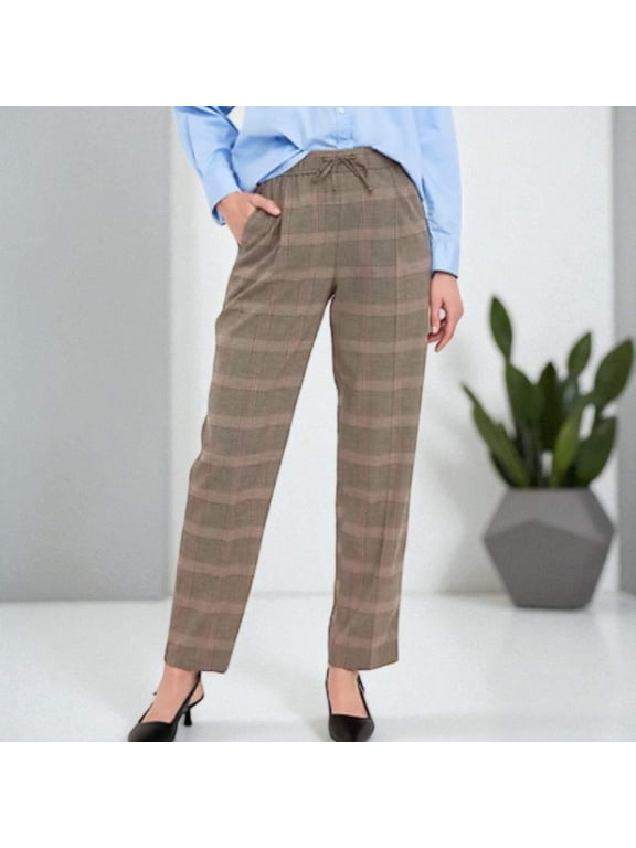 Old Navy High-Waisted Billie Straight Plaid Ankle Pants NWT #798037 XS to XXL