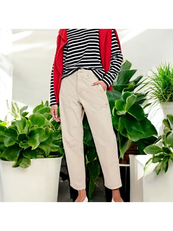 Old Navy High-Waisted OGC Chino Pants for Women - SZ L - Black or Tan