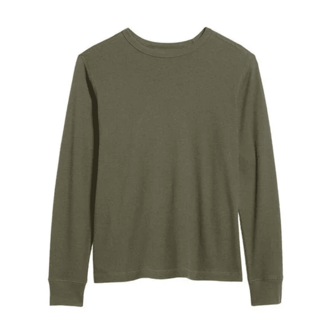 Old Navy Long Sleeve Built in Flex Waffle Knit T Shirt in Green Size XXL Tall Walmart