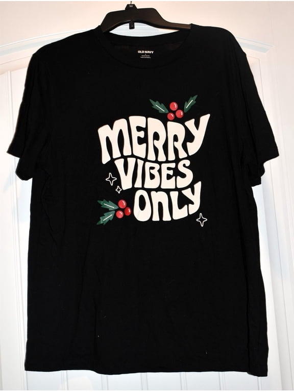 Old Navy Merry Vibes Only Christmas T-Shirt