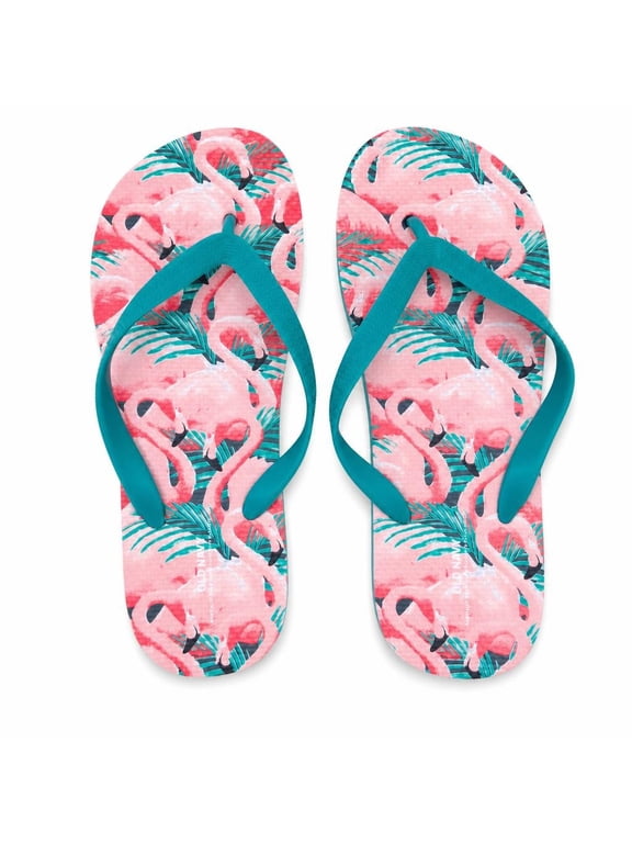 Printed Flip-Flop Sandals (Partially Plant-Based) Men's Size 10/11