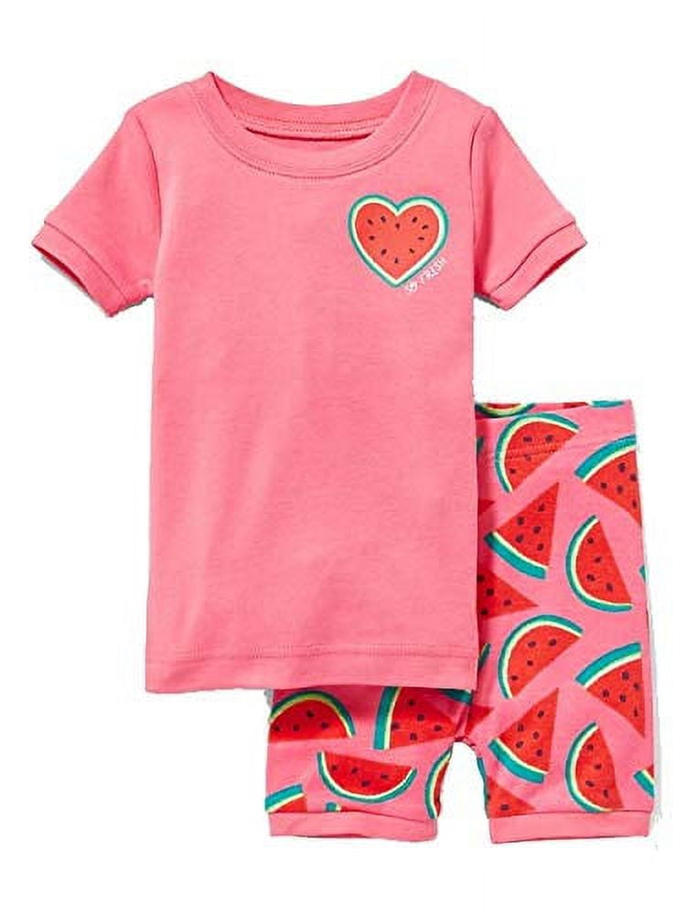 Old Navy Toddler Girl's 'So Fresh' Watermelon Cotton Pajama Shorts