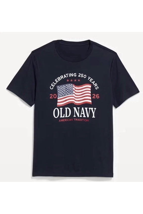 Old Navy Us Flag Red Navy 250Th Anniversary T-Shirt Hot Trending Shirt, Vintage Birthday Gift