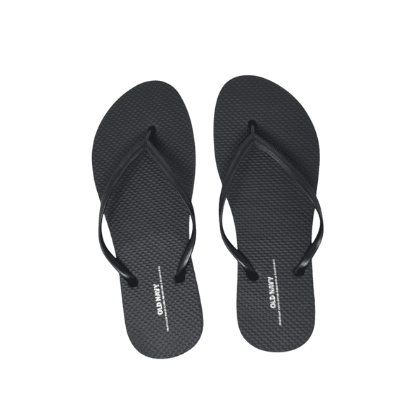 Old Navy Women Beach Summer Casual Flip Flop Sandals ( 10 Black Flip flops)