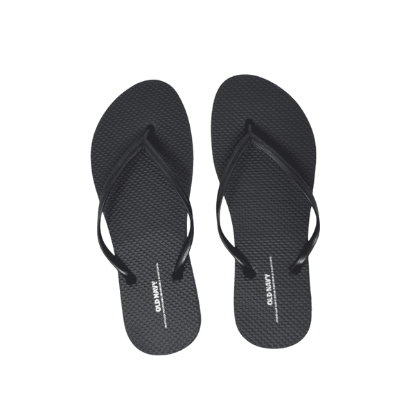 Old Navy Women Beach Summer Casual Flip Flop Sandals (7 Black Flip flops )