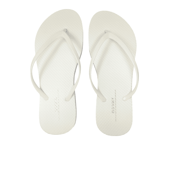 Old Navy Women Beach Summer Casual Flip Flop Sandals (8 White Flip flops )