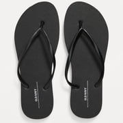 Old Navy Women's Flip Flops, Black, 5