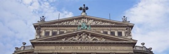 Old Opera Frankfurt Germany Canvas Art - Panoramic Images (36 x 12)