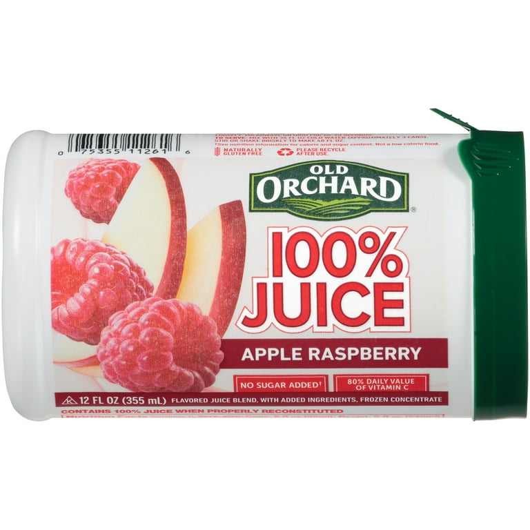 Old Orchard Apple Raspberry 100% 100% Flavored Juice Blend, 12 oz Frozen  Concentrate - Walmart.com