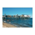 thumbnail image 1 of Old Orchard Beach Pier 02 - Old Orchard Beach Maine Photography Beach Ocean Coast Summer Scenic Travel Poster Unframed Wall Art Print 32 x 48 inches, 1 of 1