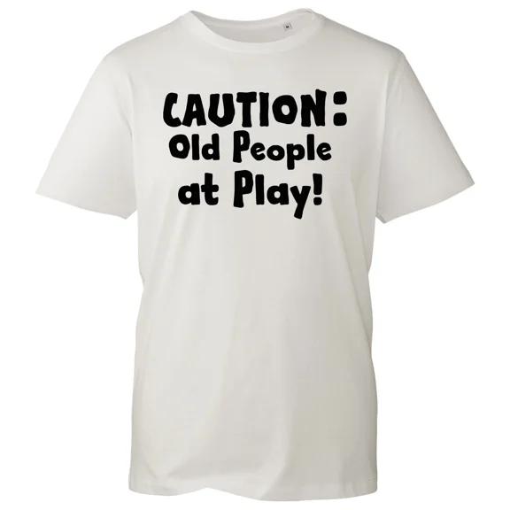 Old People At Play Adult Cotton Unisex Tee T-Shirt, All Sizes S-5Xl