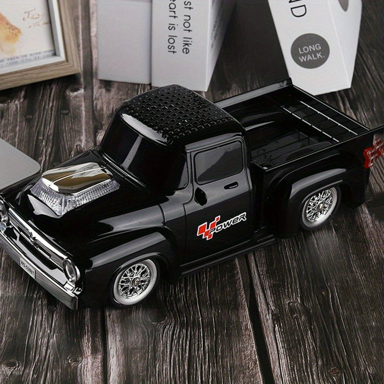 Old Pickup Truck Alloy Car Dual Speakers Shape High Fidelity 