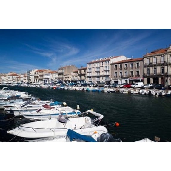 Old Port Waterfront, France Poster Print by Walter Bibikow (36 x 24)