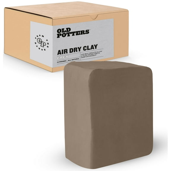 Old Potters Air Dry Clay, Terra Cotta - Ideal for Beginners & Professionals, Perfect for At-Home Pottery & DIY Crafting & Sculpturing! 10 lbs
