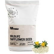 Old Potters Wildlife Safflower Seed, High Protein Bird Food, Attracts Wildlife, Non-GMO, USA-Grown, 25 lbs