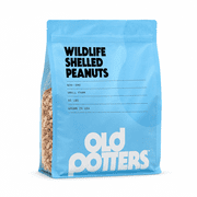 Old Potters Wildlife Shelled Peanuts, 10 lbs for Birds, Squirrels, and Wildlife. USA Grown Non-GMO, Small Farm, Raw Shelled Peanuts. Wildlife Grade.