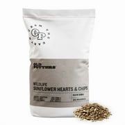 Old Potters Wildlife Sunflower Hearts & Chips, Attracts Birds & Wildlife, Organic Raw NON GMO, USA Grown, Small Farm