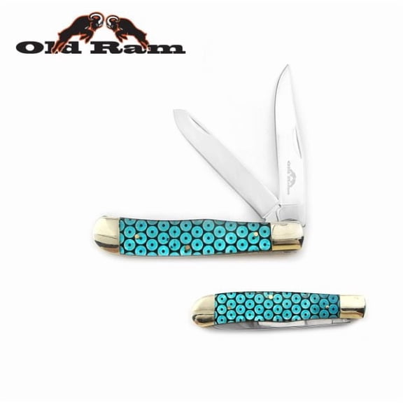 Old Ram Manual Folding Trapper Knife