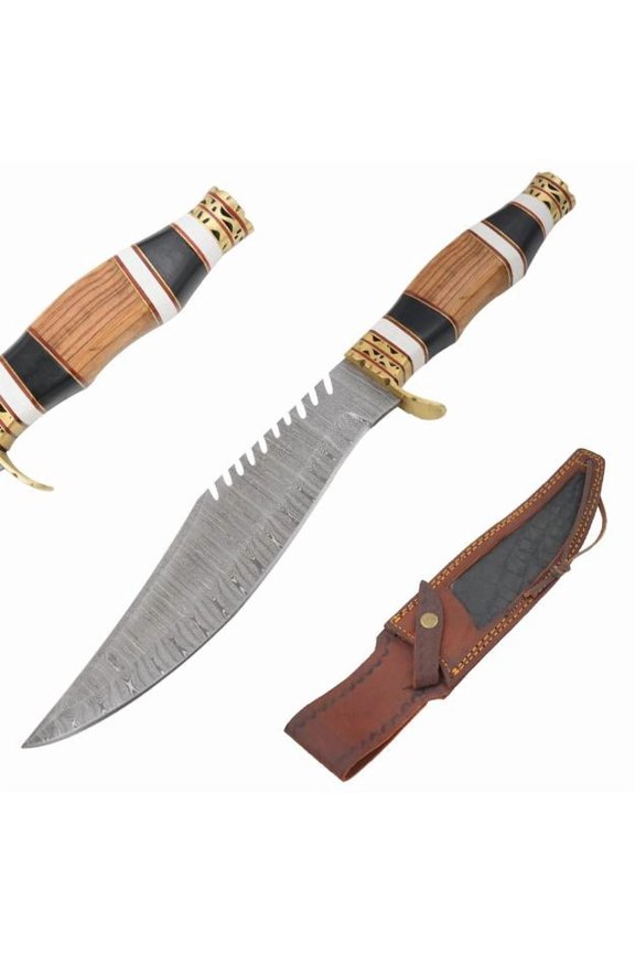 Custom Handmade Damascus Hunting Knife