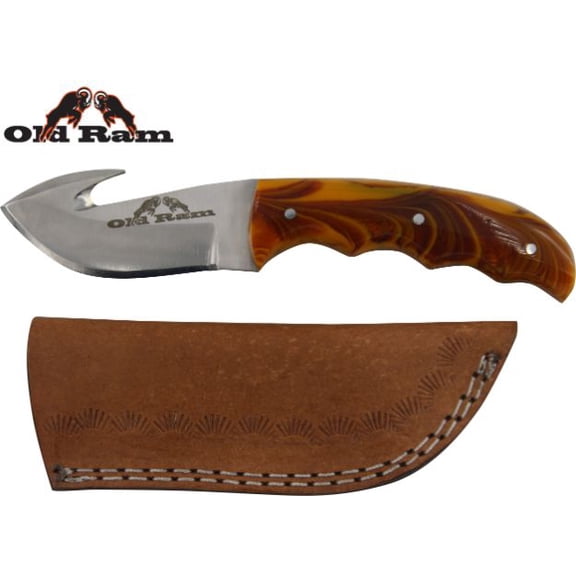 Old Ram Fix Blade Gut Hook Knife