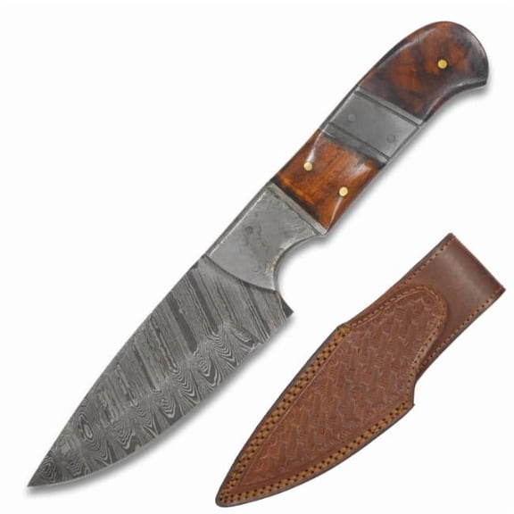 Old Ram Handmade Custom Damascus Full Tang Hunting knife.