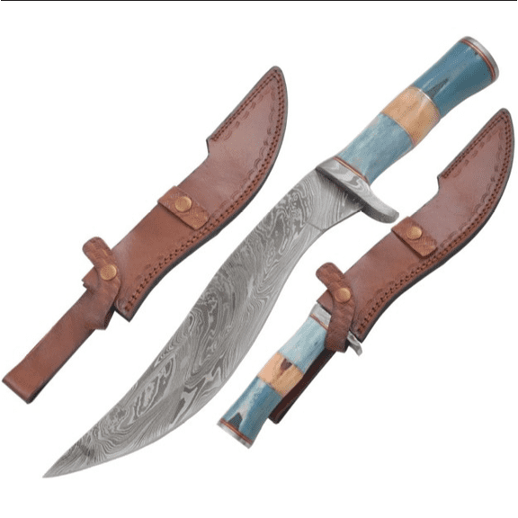 Old Ram Handmade Custom Damascus Hunting Knife