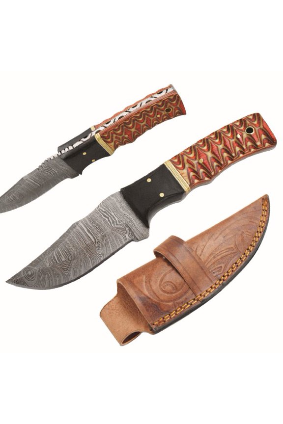 Handmade Custom Damascus Hunting Knife
